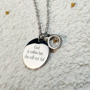 Collier fin en acier inoxydable 316L plaqué or PVD 14k 18k pour femme, avec pendentif grain de moutarde, bijoux raffinés - Product Image 2