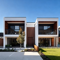Maisons en structure acier résistantes aux tremblements de terre pour villas sécurisées – Construction moderne de maisons préfabriquées en acier avec ossature métallique