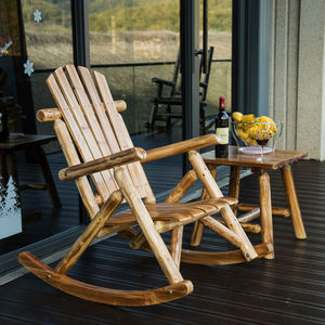<span class=keywords><strong>Fauteuil</strong></span> <span class=keywords><strong>à</strong></span> <span class=keywords><strong>bascule</strong></span> Adirondack en bois massif traditionnel confortable <span class=keywords><strong>à</strong></span> monter soi-même pour <span class=keywords><strong>la</strong></span> cour, le jardin, <span class=keywords><strong>la</strong></span> terrasse extérieure, le salon, <span class=keywords><strong>la</strong></span> villa - Product Image 3