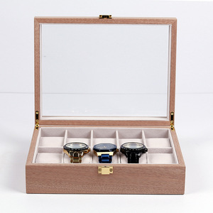 <span class=keywords><strong>Manchuria</strong></span>-caja de reloj con chapa 61012, caja de exhibición de almacenamiento de joyería, venta al por mayor - Product Image 4