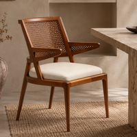 Fabricant de meubles de chaises de salle à manger nordiques sur mesure, bois massif de qualité supérieure provenant d'Amérique du Nord, chaise de salle à manger pour salon