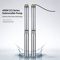 Pompa Celup Sumur Dalam MINGYUAN 4SD4/18 2HP 4 Inci, Pompa Air Borehole Baja Anti Karat, Head Maksimum 119m untuk Irigasi Pertanian