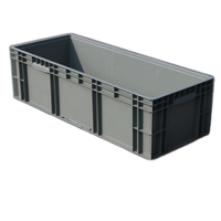 NEXARA EU41028 Boîte logistique durable anti-chute Caisses solides en plastique PP empilables et emboîtables