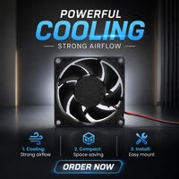 WELLSUNFAN OEM ODM 7010 70x70x25mm Kipas Pendingin DC Tanpa Sikat Aliran Udara Tinggi Bantalan Bola Senyap untuk Casing Komputer CPU Industri