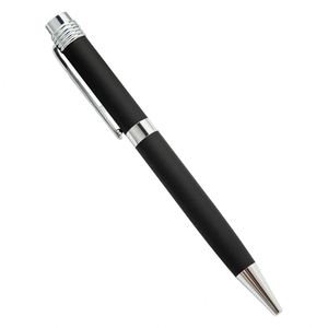 High Quality Black Metal Twist Ballpoint <b>Pen</b> with Custom Logo Promotional Gift Printed for Business Office and Signature Writing - Product Image 2