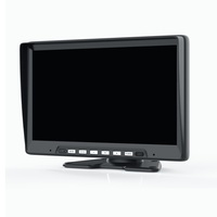 Monitor tampilan kendaraan layar Quad Split, tampilan Monitor kendaraan 10 inci 1024*600 1080p 720p AHD untuk truk Bus