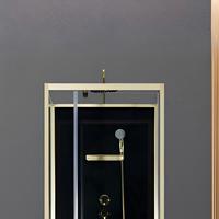 Cabine de douche anti-fuite et étanche pour salle humide, cabine de douche sur mesure assemblée