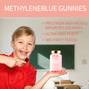 Gummies aromatisées aux fruits pour la santé cérébrale des enfants, vente en gros, stimule la mémoire des enfants d'âge préscolaire, personnalisation <span class=keywords><strong>de</strong></span> la marque - Product Image 2