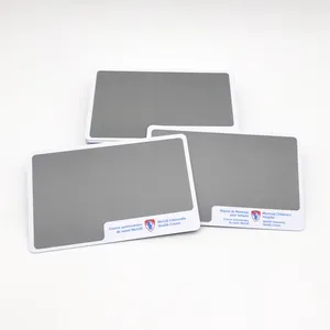 Carte d'enregistrement médical du patient en plastique imprimable thermique