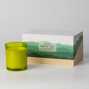 Aikun เทียนถั่วเหลืองกลิ่นหอมเขียวทำด้วยมือแบบกำหนดเองชุดน้ำหอมบำบัดพลังงานแบบ2-in-1หรูหราใหม่สำหรับบาร์ขอบคุณพระเจ้า - Product Image 2