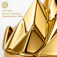 Couvercles, bouchons et fermetures en zamac doré 18 carats pour flacons de parfum, finition or, production sur mesure ODM