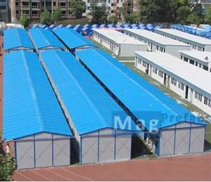 Maison préfabriquée bon marché en acier aux Philippines Installation temporaire moderne <span class=keywords><strong>Site</strong></span> d'hébergement Bureau Structure en acier Entrepôt K House - Product Image 3