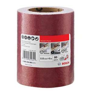 BOSCH - 2609256B82 Rouleau abrasif pour bois et peinture 115mm x 5m - EAN 3165140645638 ABRASIFS ABRASIVE PAPERS - Product Image 2