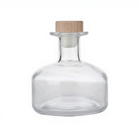 Bouteille en verre de 100 ml au design de timbre vintage, bouteille de vin de 180 ml, bouteille en verre pour aromathérapie, fournitures de décoration