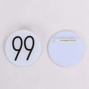 Botón de Solapa de Acrílico Transparente con Logotipo Personalizado, Impresión UV Epoxi, Diseño de Anime, Económico - Product Image 2