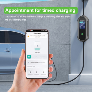 Pistolet de recharge pour véhicules électriques JNTIMUYA 3.5KW/7KW/11KW/22KW Type 2 étanche avec fonctions de sécurité avancées pour une utilisation en extérieur 7KW Universel EV - Product Image 2