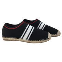 Vente en gros d'espadrilles classiques décontractées à la main pour femmes et dames espadrilles bon marché chaussures plates à plateforme décontractées