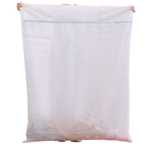 <span class=keywords><strong>Bolsa</strong></span> de lavandería extragrande de malla de poliéster con bolsillo <span class=keywords><strong>para</strong></span> cortinas, trajes, <span class=keywords><strong>red</strong></span> de limpieza, cesta de lavandería duradera - Product Image 1