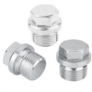 K1131 สกรูปลั๊ก DIN910 ไม่มีช่องระบายอากาศ, M48X2, SW=30, รูปแบบ: A, เหล็กชุบสังกะสี - Product Image 2