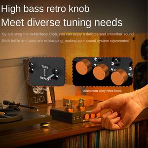 Amplificateur à cartouche MM de préampli Phono à tube sous vide pour <span class=keywords><strong>platine</strong></span> audiophile et système HiFi Vinyl - Product Image 3