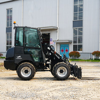 Chargeuse compacte diesel Landward de 2,5 tonnes, petite chargeuse sur pneus, matériel de construction, chargeuse agricole avec moteur EPA pour espaces étroits