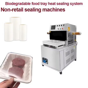 Sistema de Sellado de Bandejas MAP de Larga Duración: Sellador Automático con Inyección de <span class=keywords><strong>Gas</strong></span> + Bandeja de Bagazo Laminada con EVOH + Película de Tapa EVOH - Product Image 1