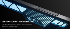 Support universel OEM sans outil pour GPU, anti-affaissement, en aluminium, avec éclairage ARGB, pour protéger la carte graphique des dommages - Product Image 6