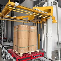 Machine d'emballage automatique de palettes à soudure latérale verticale/horizontale pour sangles PP/PET