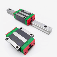 Rail de guidage linéaire de haute qualité HGR15, type bloc carré/à bride, en acier chromé, compatible CNC, roulement de marque NICE