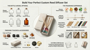 Huisdecoratie Aromatherapie Cadeauset Benodigdheden Hotel luchtverfrisser 150ml Geurende set met rieten stokjes & gedroogde bloemen - Product Image 6