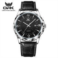 Montre à quartz de luxe pour homme OPK 6003, étanche, avec éclairage nocturne, tendance, pour le sport et les affaires, montre à quartz de personnalité