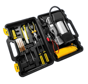 12V Portable voiture/Auto pompe électrique Mini noir compresseur d'air/outil de gonflage de pneu <span class=keywords><strong>universel</strong></span> 12 <span class=keywords><strong>gonfleur</strong></span> de pneu - Product Image 4