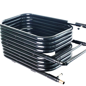 Warmtewisselaar spiraal. Blauwe vin koperen buis aluminium warmtewisselaar spiraal voor ventilatorunit / HVAC-systeem buis aluminium vin warmte. - Product Image 1