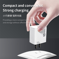 Échantillon gratuit Wonderphon Chargeur rapide USB QC3.0 20W avec câble Type C pour Samsung Xiaomi Chargeur rapide Turbo