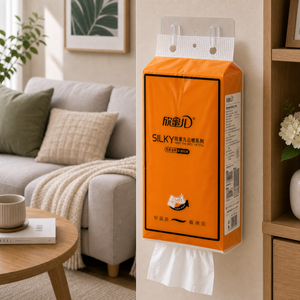 กระเป๋าทิชชู่แบบแขวนด้านล่างสำหรับดึงกระดาษทิชชู่แบบนุ่ม - Product Image 3