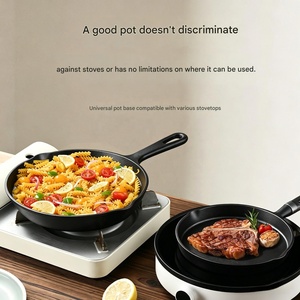 Plancha Redonda de Hierro Fundido Precurada <span class=keywords><strong>Lodge</strong></span> de 10.5 Pulgadas, No Tóxica y Libre de PFAS para Cocina en Estufa, Horno, Parrilla y Fogata - Product Image 5