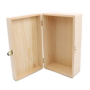 Nuovo Arrivo Scatola Contenitore Rettangolare <span class=keywords><strong>in</strong></span> <span class=keywords><strong>Legno</strong></span> Resistente di Colore Bianco con Ampio Spazio per Carte da Poker, Apertura a Conchiglia e Serratura, Idea Regalo - Product Image 5
