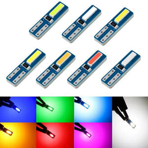 Ampoule LED T5 7020 2SMD W3W W1.2W à culot en coin pour éclairage intérieur de tableau de bord de voiture - Product Image 5