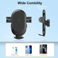 Support de téléphone universel 3 en 1 pour voiture, support de téléphone portable pour tableau de bord, pare-brise, aérateur, rotation à 360 degrés pour tous les smartphones, accessoires de voiture