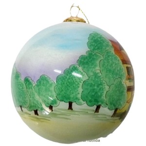 <span class=keywords><strong>Boule</strong></span> <span class=keywords><strong>de</strong></span> Noël en verre coloré peinte à la main, <span class=keywords><strong>dessin</strong></span> intérieur, ornements <span class=keywords><strong>de</strong></span> sapin <span class=keywords><strong>de</strong></span> Noël - Product Image 5