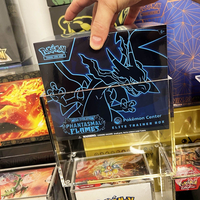 Boîte en acrylique transparente ETB, étui de protection pour objets de collection en plexiglas avec couvercle magnétique