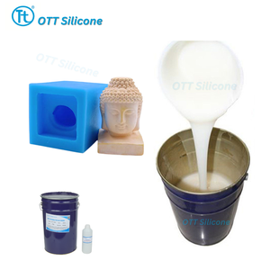 Silicone RTV-2 de qualité médicale à durcissement au platine 30A pour moules de têtes de Bouddha et figurines de taille moyenne, caoutchouc silicone <span class=keywords><strong>OTT</strong></span> - Product Image 2