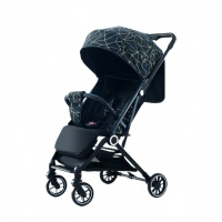 JXB Nouveau style de poussette pliante pour nouveau-né avec tige de traction pour bébés et tout-petits