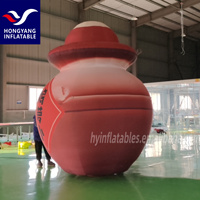 Bouteille gonflable géante personnalisée en forme de radis mariné, gonflables publicitaires