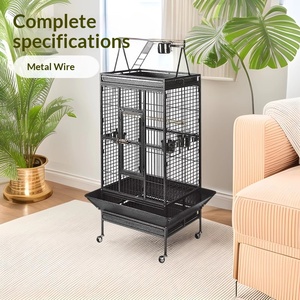 กรงนกแก้วลายเสือ นกขุนทอง นกหวน นกไข่มุก นกหวนเหลือง นกขนาดใหญ่ บ้านนกเลี้ยง ฮัชิโกะ กล่องเพาะพันธุ์ บ้านสัตว์เลี้ยง - Product Image 2