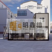 Maison/Villa Modulaire de Luxe en Conteneur, Appartement, Cabane, Hôtel, Complexe Hôtelier, Parc de Vacances, Éco-Tourisme, Design Européen 20 pieds, Garantie 3 ans