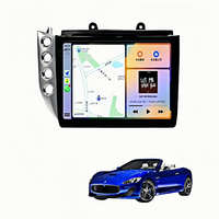 Écran tactile GPS de navigation Android QLED compatible CarPlay 12,1 pouces pour Maserati GranTurismo GT GTS MC GC 2007-2018, DSP, 128 Go, 1 an