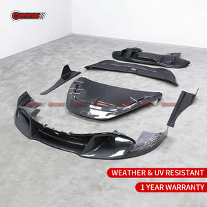 Kit de carrocería de fibra de carbono seca estilo Vors para McLaren 720S: Labio delantero, labio trasero, guardabarros y faldones laterales. - Product Image 6