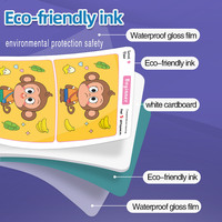 Cartes éducatives pour la petite enfance avec impression UV personnalisée, jeu de puzzle de recherche de différences pour enfants