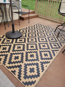 RV Thảm ngoài Trời Đảo Ngược thảm giải phóng mặt bằng thời tiết khu vực <span class=keywords><strong>Mat</strong></span> thảm với góc vòng cho Patio cắm trại - Product Image 3